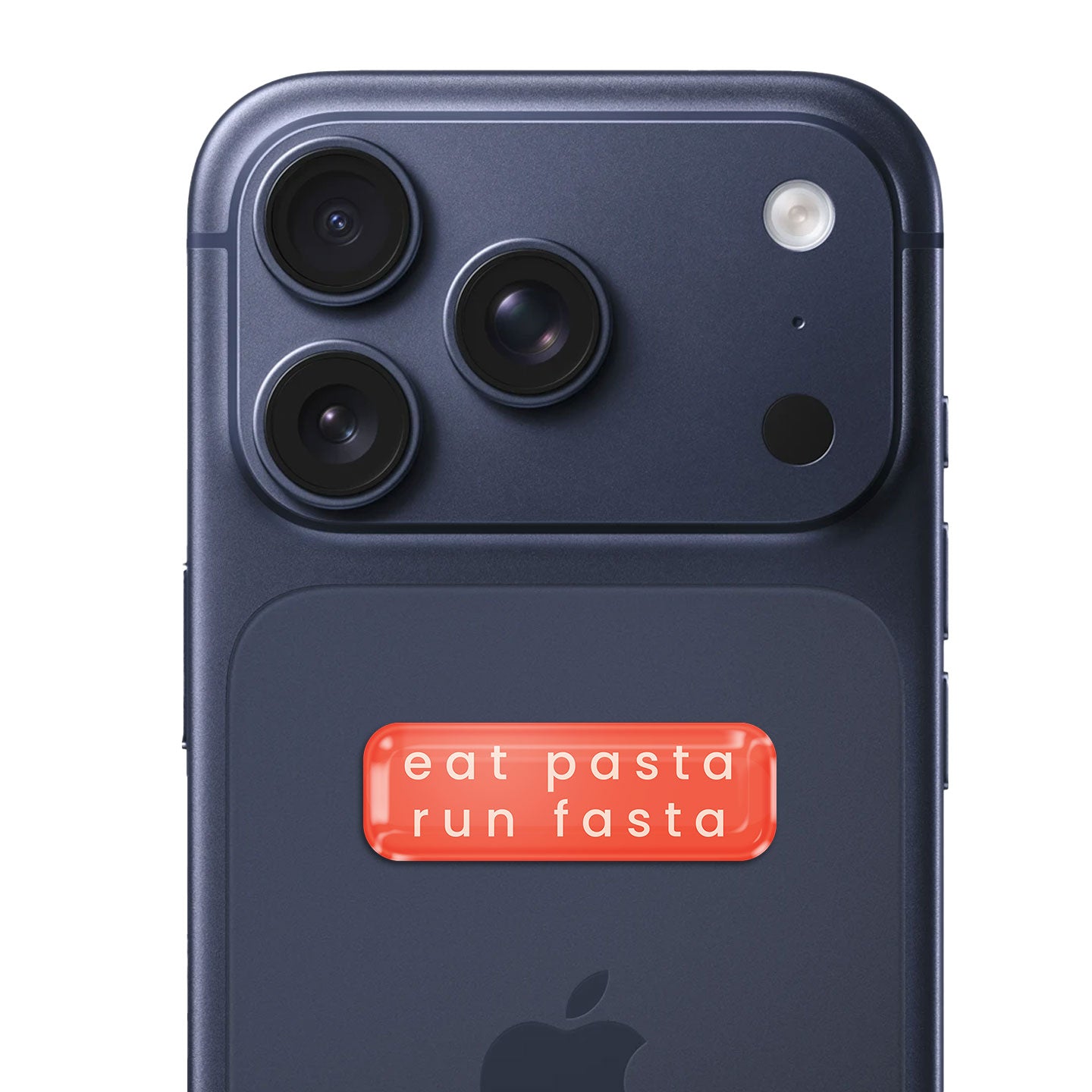 Eat Pasta Run Fasta 3D Sticker