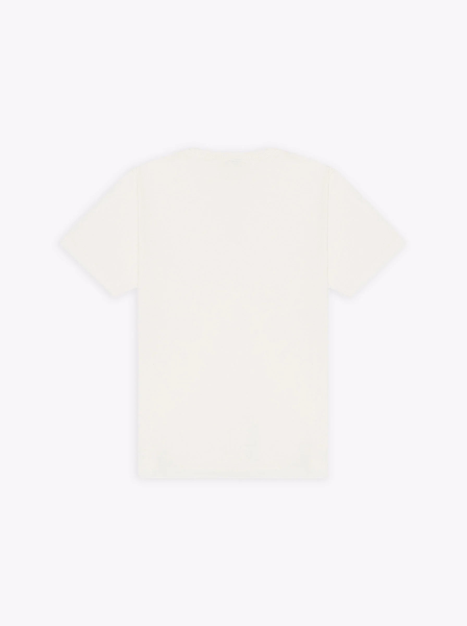 White t shirt on a white background