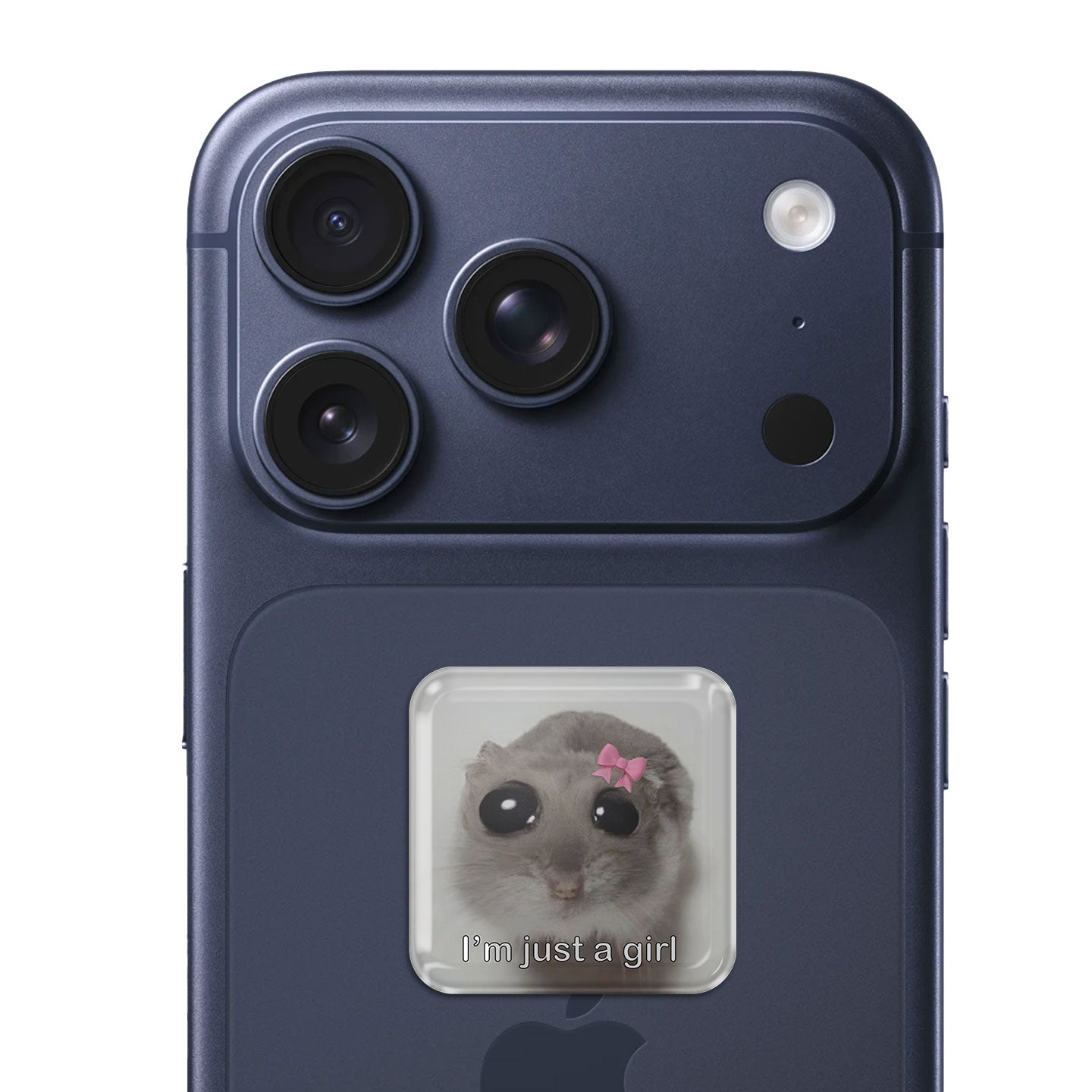 I'm Just A Girl 3D Sticker