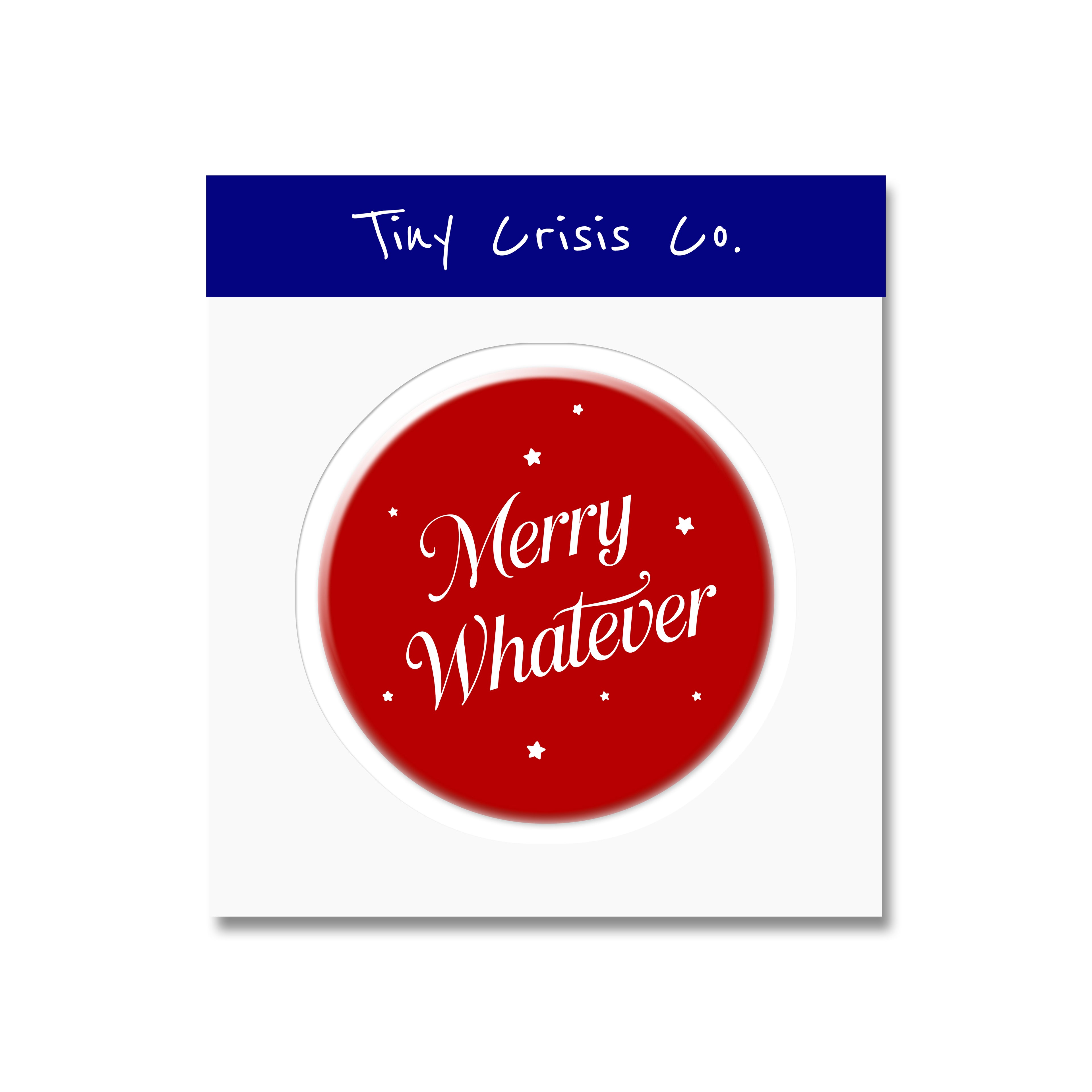 (NEW) Merry Whatever 3D Sticker
