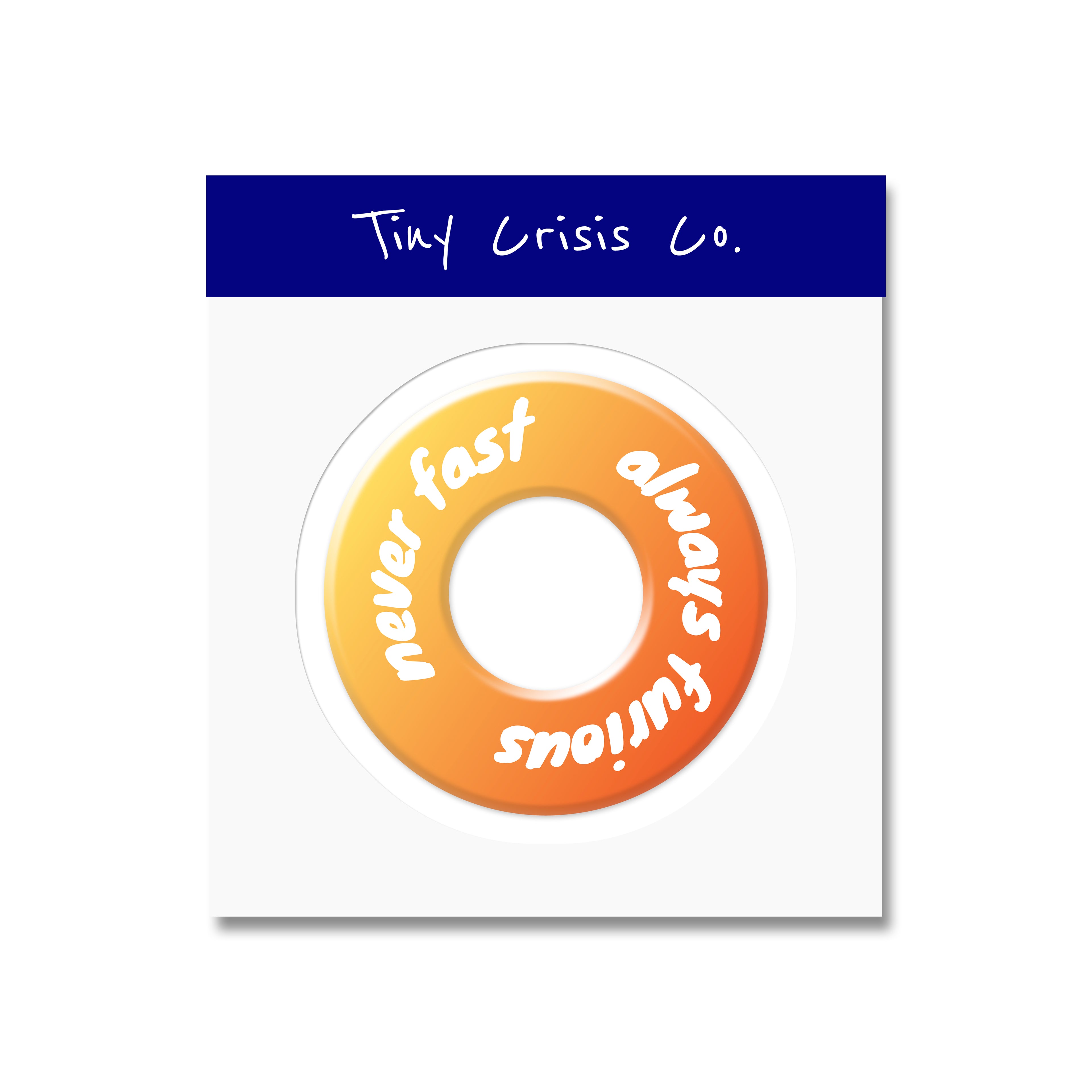 Never Fast Always Furious 3D Sticker