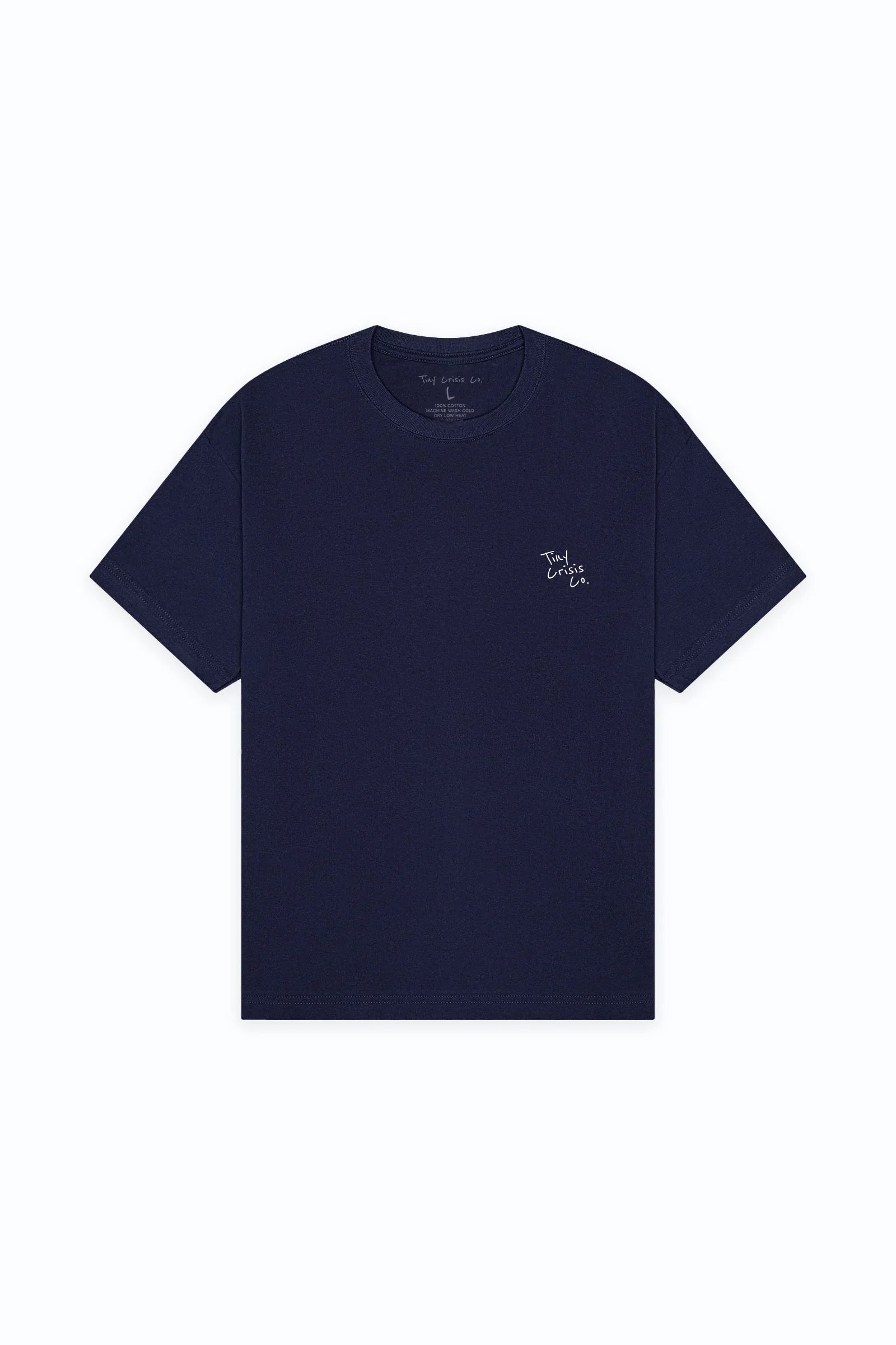 NICE PEOPLE CLUB CLOUD SOFT TEE - NAVY
