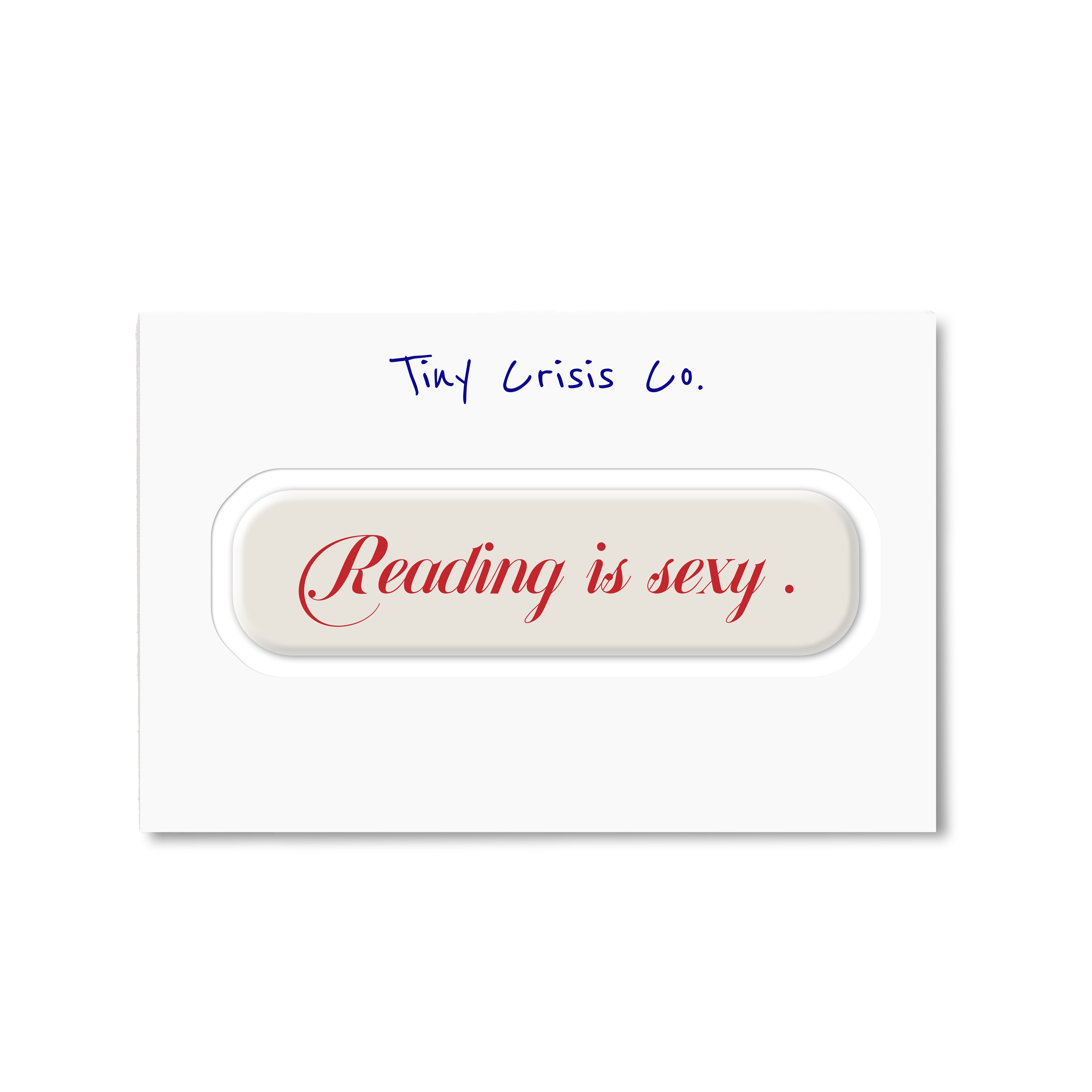 Reading Is Sexy 3D Sticker