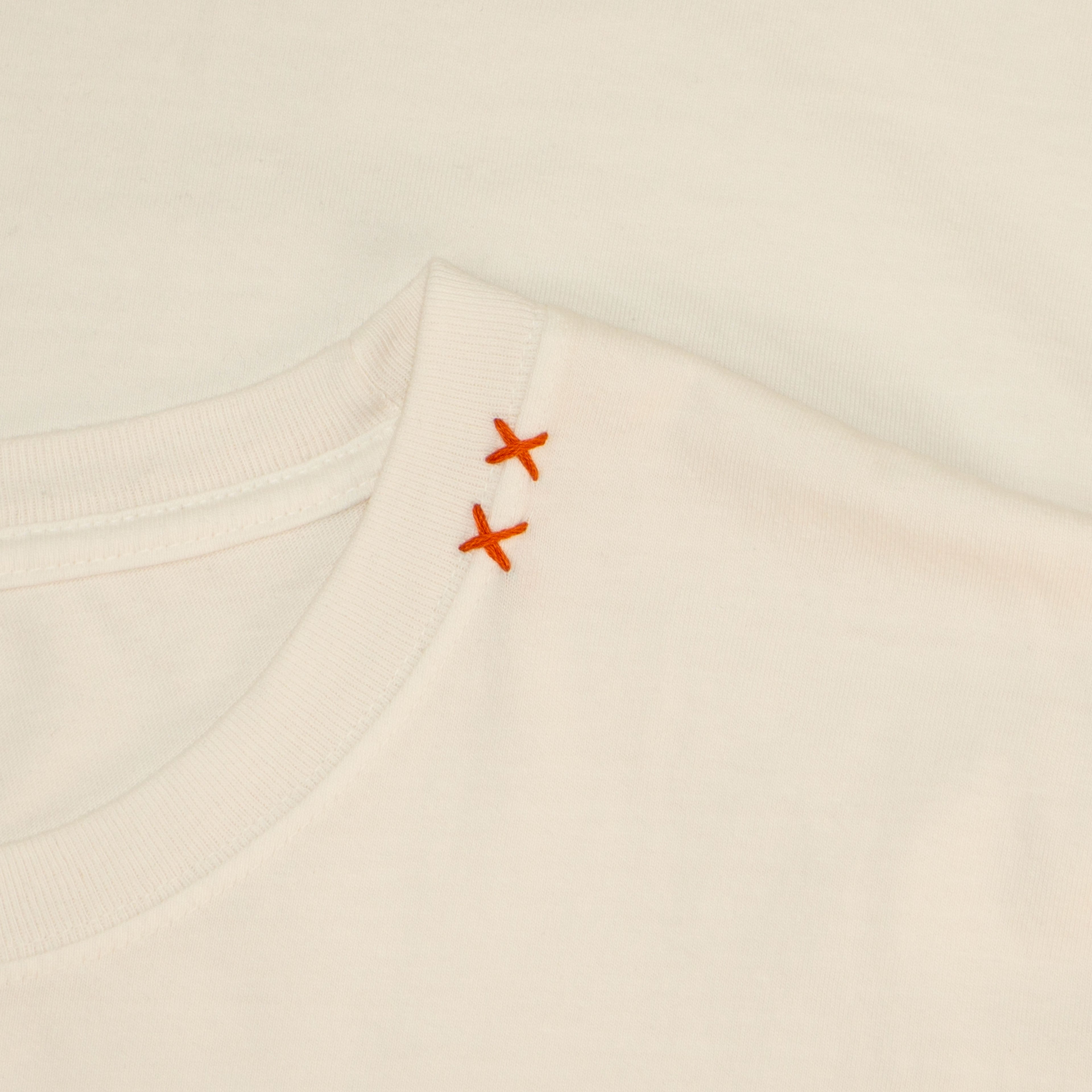 Panic Attack Soft Cotton Tee - Eggshell