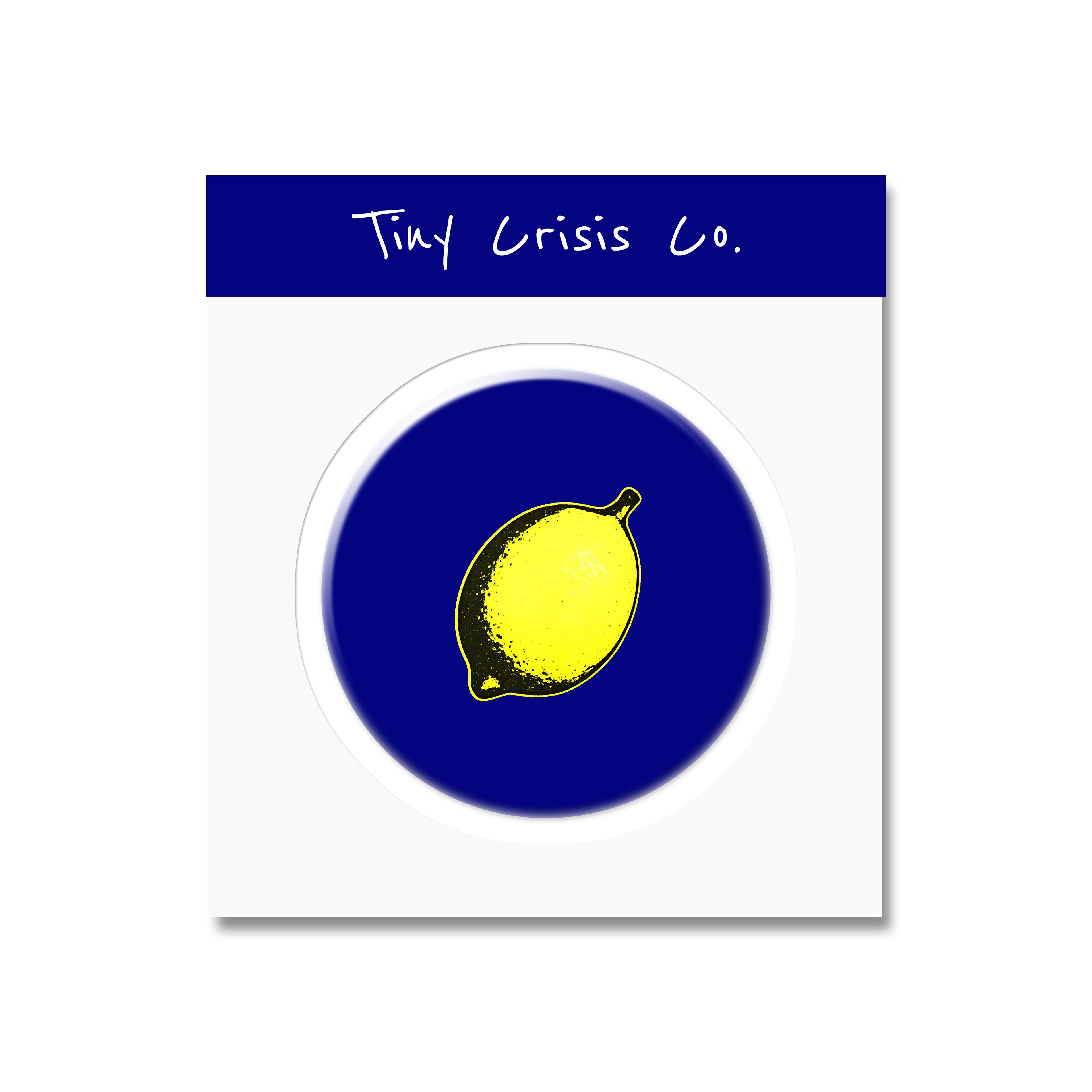Tiny Crisis Co. Lemon Icon 3D Sticker