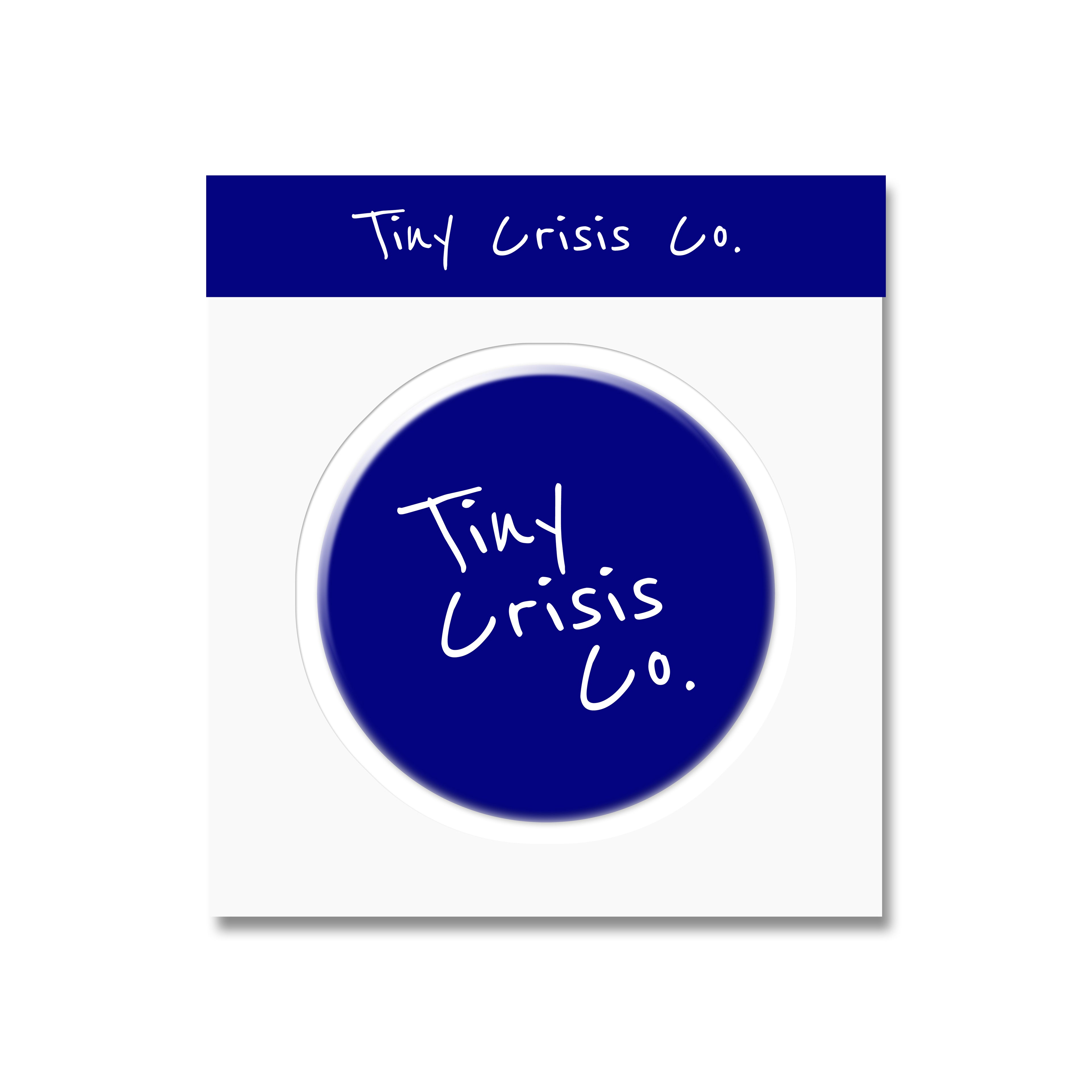 Tiny Crisis Co. 3D Logo Sticker